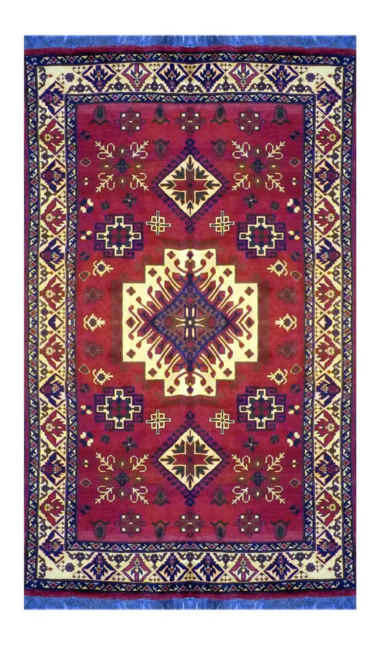 One Of The Kind Afghani Khotan Rug 10'0" x 6'0"